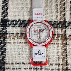 Swatch X Omega Bioceramic Moonswatch Mission To The Mars Watch